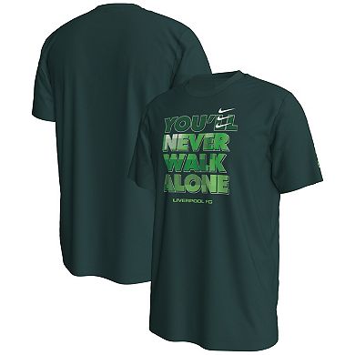 Men's Nike Green Liverpool Verbiage T-Shirt