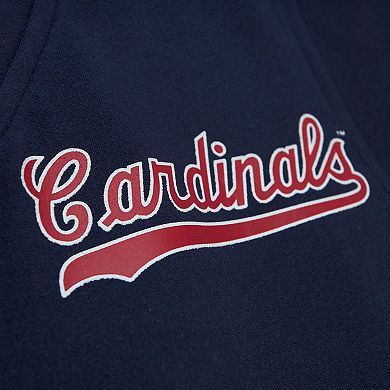 Women's Mitchell & Ness  Navy St. Louis Cardinals Cooperstown Collection V-Neck Dress