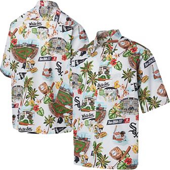 Men's Reyn Spooner White Chicago White Sox Scenic Button-Up Shirt