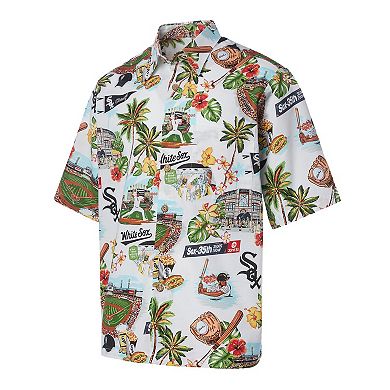 Men's Reyn Spooner White Chicago White Sox Scenic Button-Up Shirt