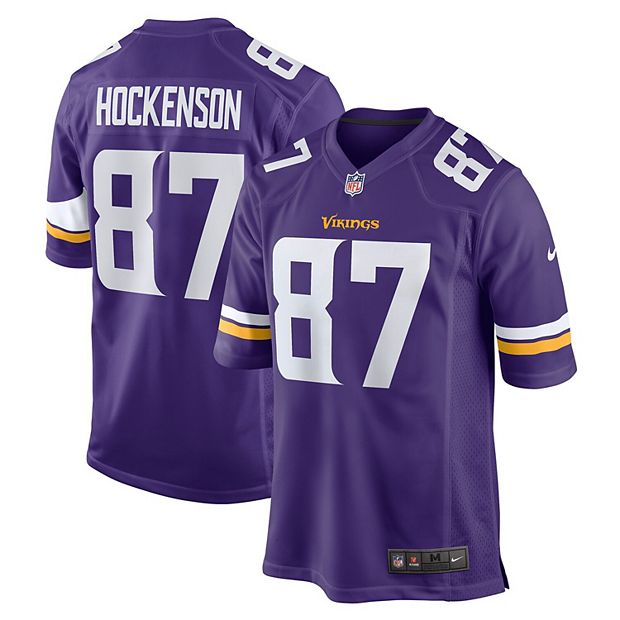 Men's Nike T.J. Hockenson Purple Minnesota Vikings Game Player