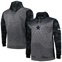 : Dallas Cowboys NFL Throwback Youth Color Blocked Hoodie,  Heather Gray/Navy, S : Sports & Outdoors