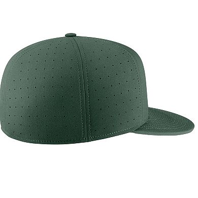 Men's Nike Green Michigan State Spartans Aero True Baseball Performance Fitted Hat