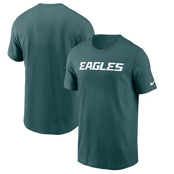Men's Nike Midnight Green Philadelphia Eagles Wordmark Essential T-Shirt