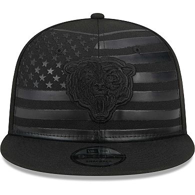 Men's New Era Black Chicago Bears Independent 9FIFTY Snapback Hat