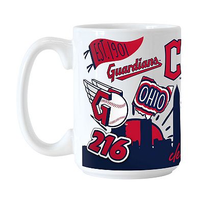 Cleveland Guardians 15oz. Native Ceramic Mug
