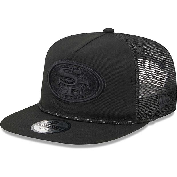 San Francisco 49ers PINK-BOTTOM Black Fitted Hat by New Era