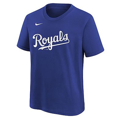 Youth Nike Bobby Witt Jr. Royal Kansas City Royals Player Name & Number T-Shirt