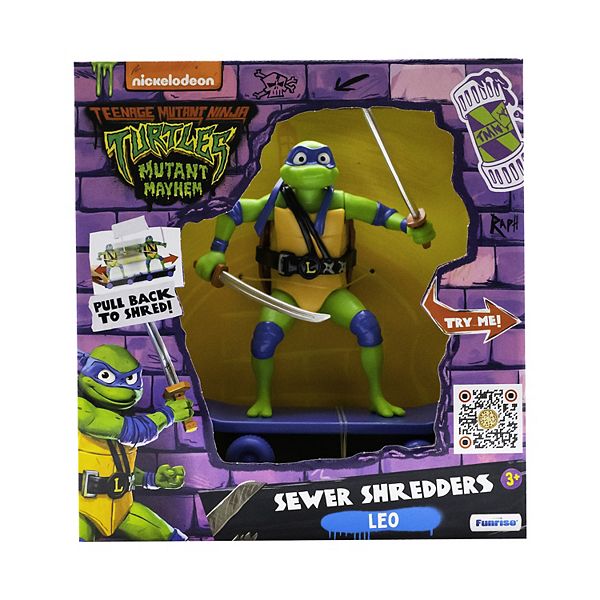 Teenage Mutant Ninja Turtles Sewer Shredders Leo Pullback Vehicle