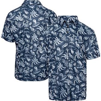 Men's Columbia Navy Dallas Cowboys Super Terminal Tackle Omni-Shade Polo