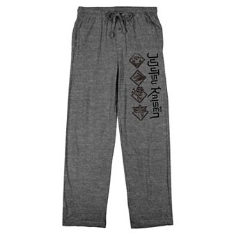 Men's Jujutsu Kaisen Symbols Pajama Pants