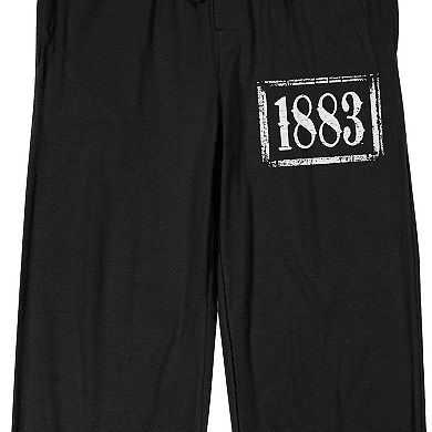 Men's Yellowstone 1883 Title Pajama Pants