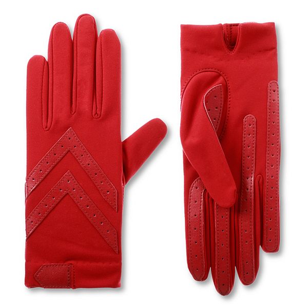 Women's isotoner Water Repellent Shortie Spandex Gloves