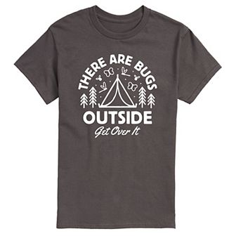 Men's There Are Bugs Outside Get Over It Graphic Tee