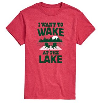 Men's I Want To Wake At The Lake Graphic Tee
