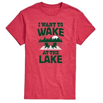 Men's I Want To Wake At The Lake Graphic Tee
