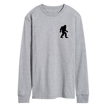 Men's Sasquatch Silhouette Long Sleeve Tee