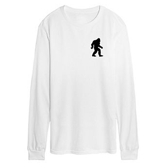 Men's Sasquatch Silhouette Long Sleeve Tee