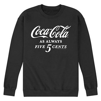 Men's Coca-Cola Five Cents Graphic Fleece Sweatshirt