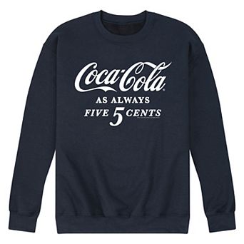 Men's Coca-Cola Five Cents Graphic Fleece Sweatshirt