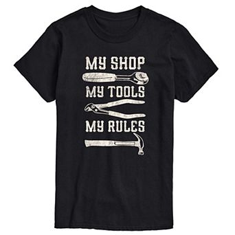 Men's My Shop My Tools My Rules Graphic Tee