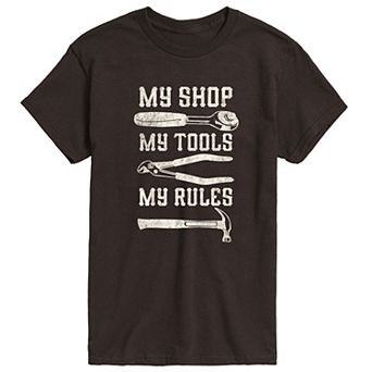 Men's My Shop My Tools My Rules Graphic Tee