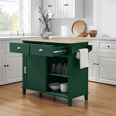 Crosley Cora Drop-Leaf Kitchen Island