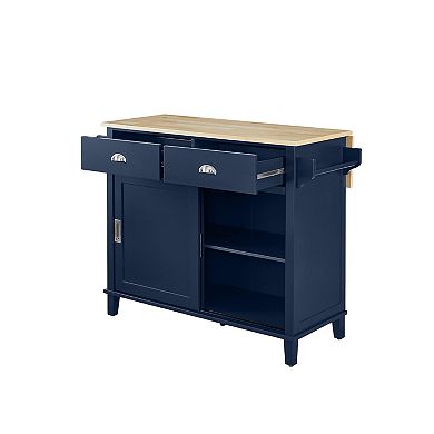 Crosley Cora Drop-Leaf Kitchen Island