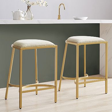 Crosley Ellery Counter Stool 2-piece Set