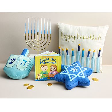 Celebrate Together™ Hanukkah Menorah, Star, & Dreidel 3-Pack Throw Pillows Set