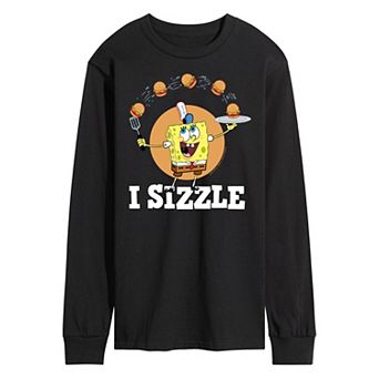 Men's SpongeBob Squarepants Sizze Long Sleeve Graphic Tee