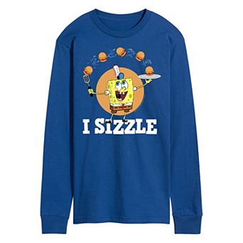 Men's SpongeBob Squarepants Sizze Long Sleeve Graphic Tee