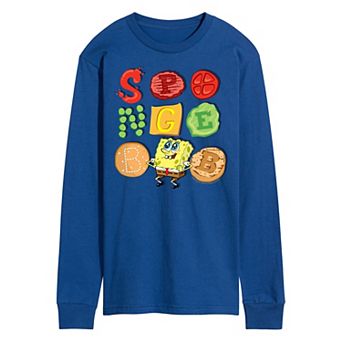 Men's SpongeBob Squarepants Patty Long Sleeve Graphic Tee