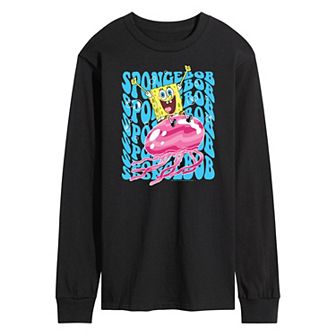 Men's Nickelodeon SpongeBob Squarepants Jelly Wave Long Sleeve