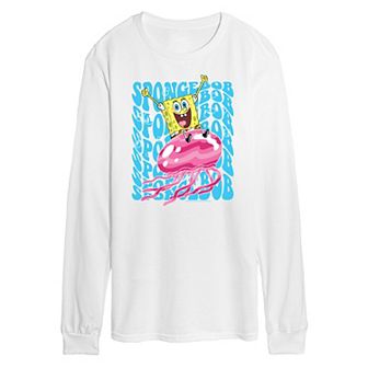 Men's Nickelodeon SpongeBob Squarepants Jelly Wave Long Sleeve