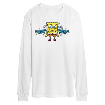 Men's Nickelodeon SpongeBob Squarepants Long Sleeve Tee