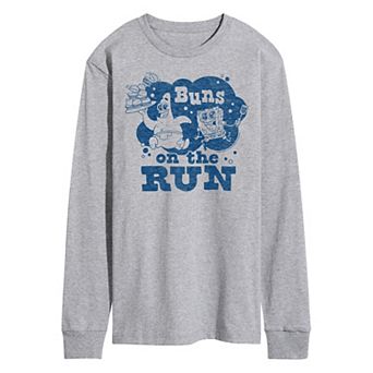 Men's Nickelodeon SpongeBob Squarepants Buns On The Run Long Sleeve