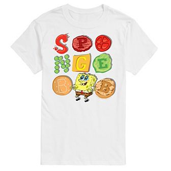 Men's Nickelodeon SpongeBob SquarePants Patty Condiments Graphic Tee