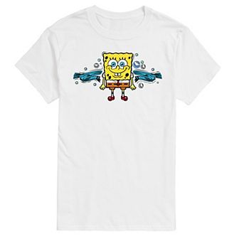 Men's Nickelodeon SpongeBob SquarePants Pattern Graphic Tee