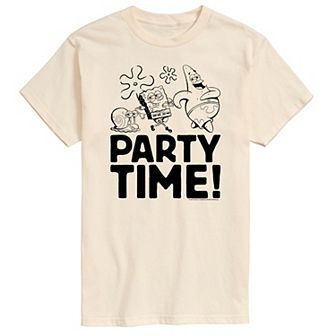 Men's Nickelodeon SpongeBob SquarePants Party Time Graphic Tee