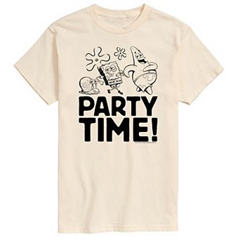 Men's Nickelodeon SpongeBob SquarePants Party Time Graphic Tee
