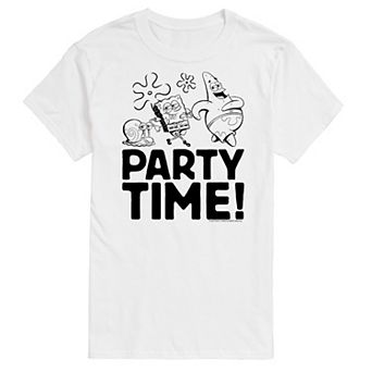 Men's Nickelodeon SpongeBob SquarePants Party Time Graphic Tee