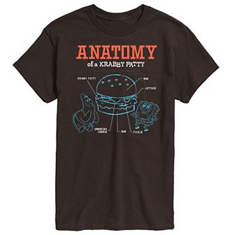 Men's Nickelodeon SpongeBob SquarePants Krabby Patty Graphic Tee