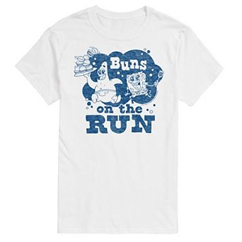 Men's Nickelodeon SpongeBob SquarePants Buns On The Run Graphic Tee