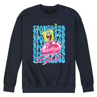 Men's Nickelodeon SpongeBob SquarePants Jelly Wave Fleece Sweatshirt
