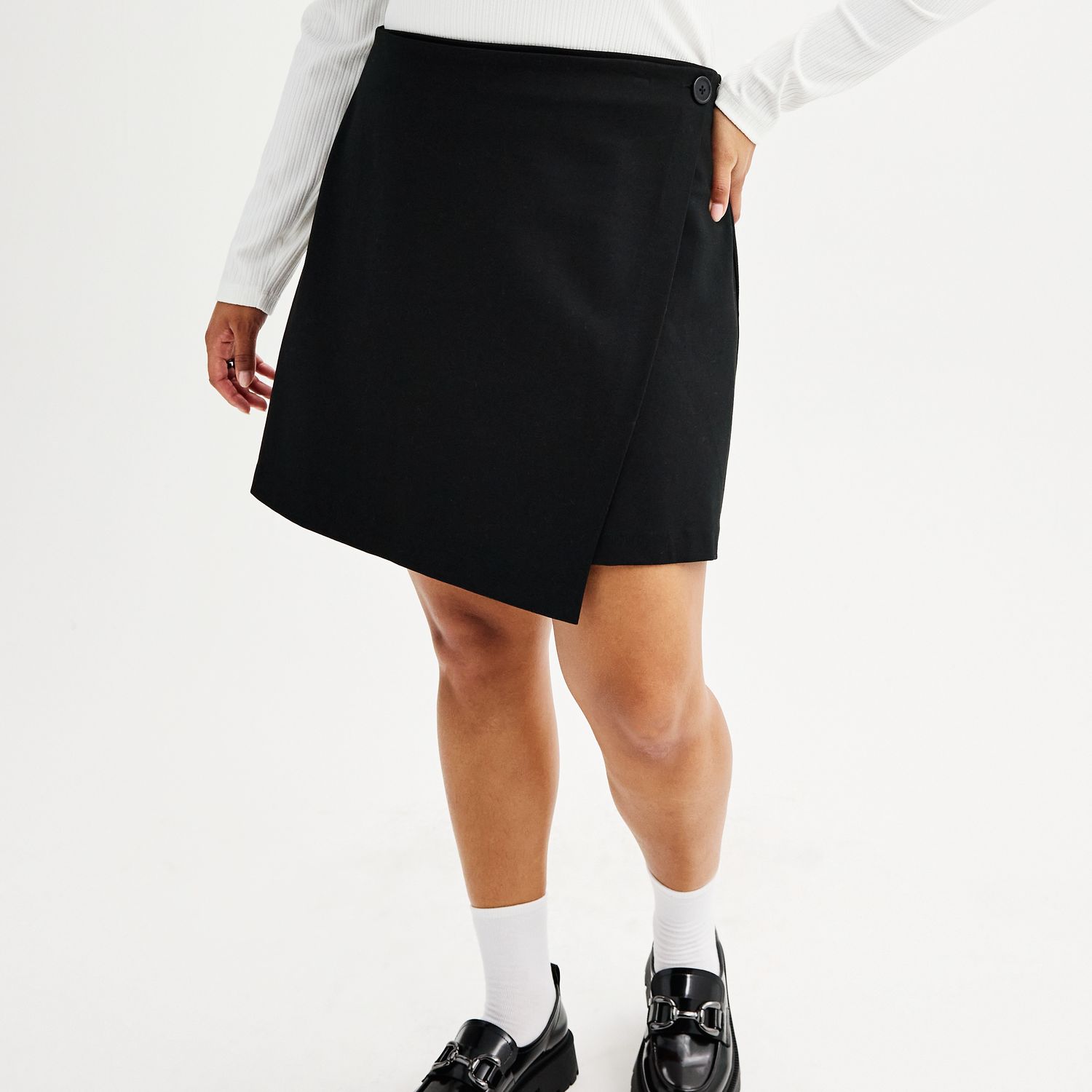 Satin shop skirt kohls