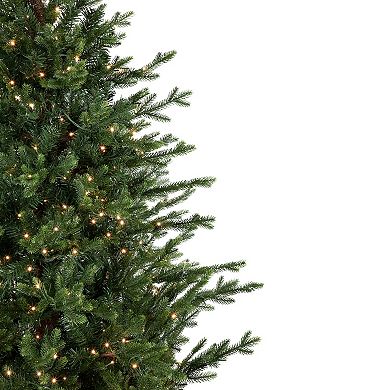 Northlight 4-ft. Pre-Lit Warm White LED Lights Potted Deluxe Russian Pine Artificial Christmas Tree