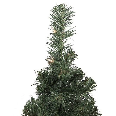 Northlight 2-ft. Pre-Lit Clear Lights Slim Blackwater Fir Artificial Christmas Tree