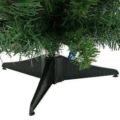 Northlight 2-ft. Pre-Lit Medium Royal Pine Artificial Christmas Tree - Multicolor Lights