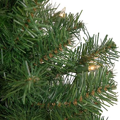 Northlight 3' Pre-Lit Oakridge Noble Fir Artificial Christmas Tree - Clear Lights